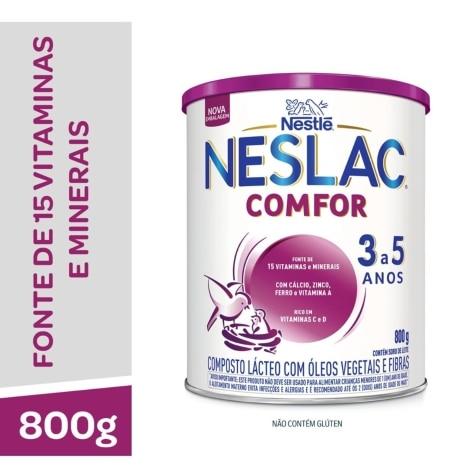 Composto Lácteo Neslac Comfor 3 a 5 Anos 800g - Imagem 3