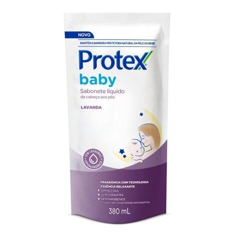 Sabonete Líquido Protex Baby Lavanda Refil 380ml - Imagem 1