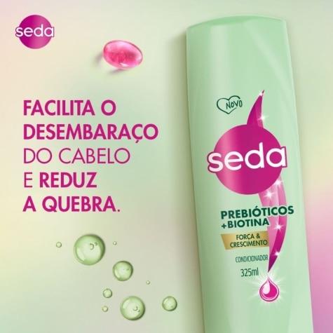 Condicionador Seda Força e Crescimento Cabelos Quebradiços 325ml - Imagem 5