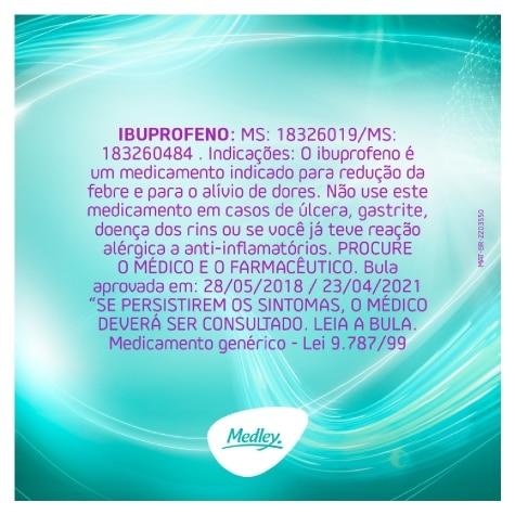 Ibuprofeno 400mg 10 Cápsulas Medley Genérico - Imagem 3
