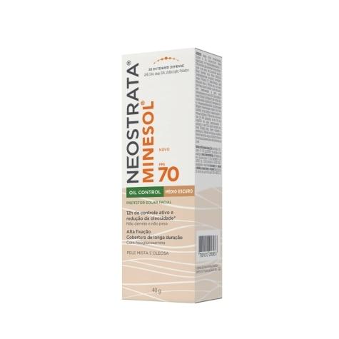 Protetor Solar Facial Neostrata Minesol Oil Control FPS70 Pele Mista a Oleosa Cor Médio Escuro 40g - Imagem 5