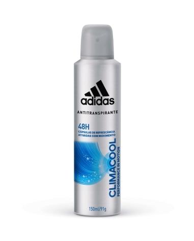 Desodorante Aerossol Adidas Climacool 48h 150ml - Imagem 1