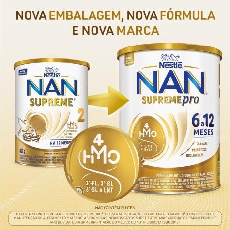Fórmula Infantil Nan SupremePro 6 a 12 Meses 800g - Imagem 2