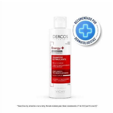 Shampoo Dercos Energy+ Vichy Antiqueda Cabelo 200g - Imagem 2
