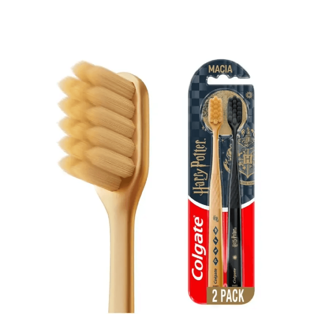 Escova Dental Macia Harry Potter Colgate 2 Unidades - Imagem 3
