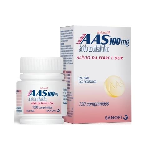 AAS Infantil 100mg 120 Comprimidos - Imagem 1