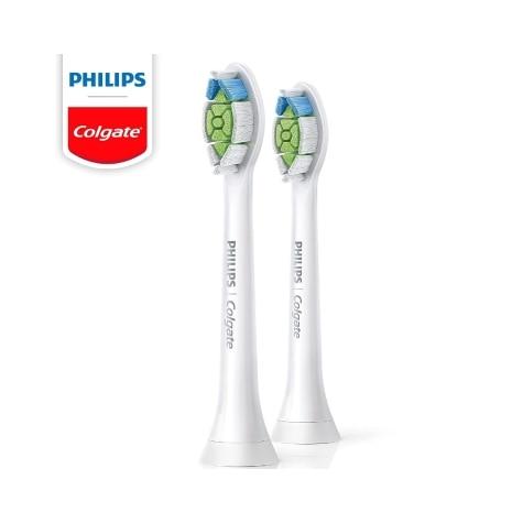 Refil Escova Dental Elétrica Philips Colgate SonicPro Branqueadora 2 Unidades - Imagem 2