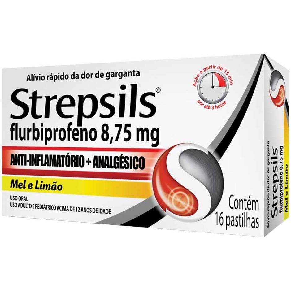 Strepsils Mel e Limão 8,75mg 16 Pastilhas