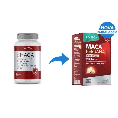 Maca Peruana 2000mg Lauton 60 Comprimidos - Imagem 2