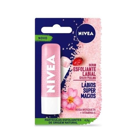 Esfoliante Labial Nivea Scrub Rosa Mosqueta 4,8g - Imagem 2