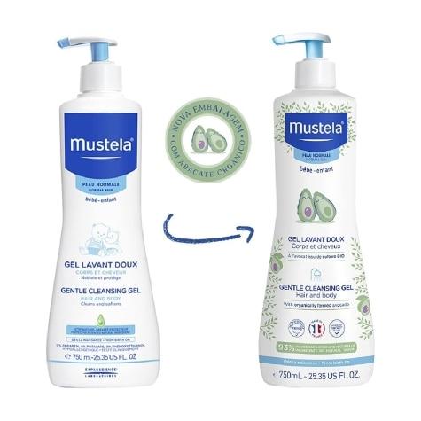 Gel de Banho Mustela Bebê Corpo e Cabelo 750ml - Imagem 6