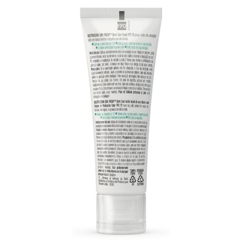 Protetor Solar Facial Neutrogena Sun Fresh Derm Care Pele Clara FPS70 40g - Imagem 3
