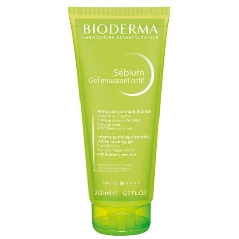 Gel de Limpeza Bioderma Sébium Moussant Actif Rosto 200ml - Imagem 2
