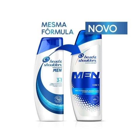 Shampoo Head & Shoulders Men 3 em 1 Anticaspa 400ml - Imagem 2