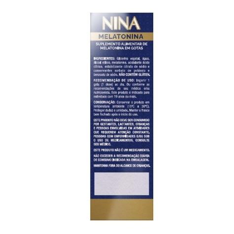 Nina Melatonina Gotas 210mcg 10ml - Imagem 4