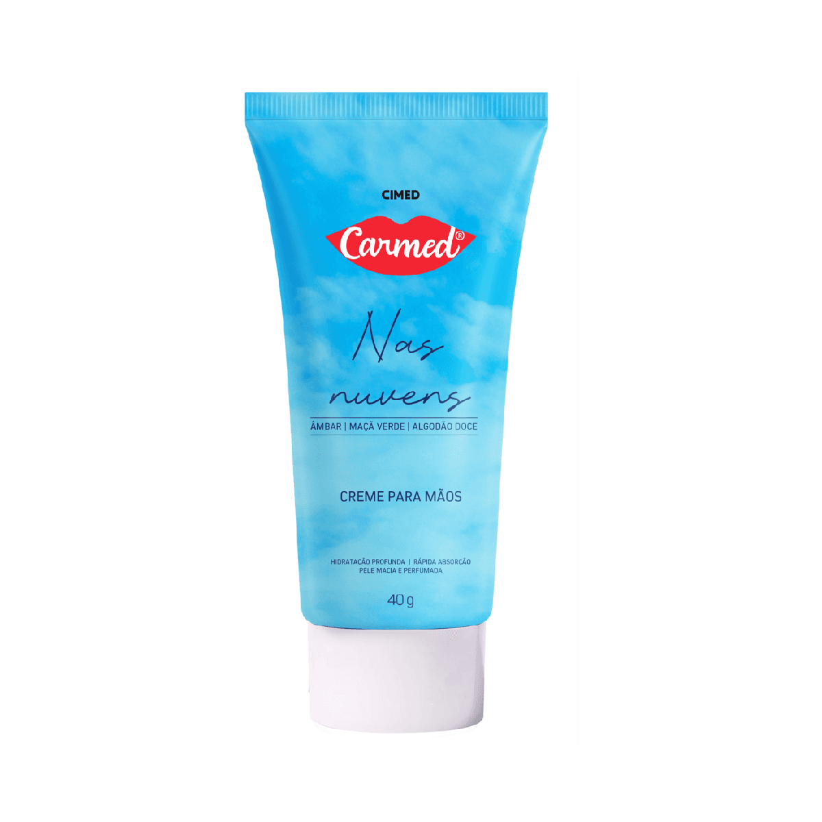 Creme hidratante para as mãos nas Nuvens Carmed 40g - Imagem 1