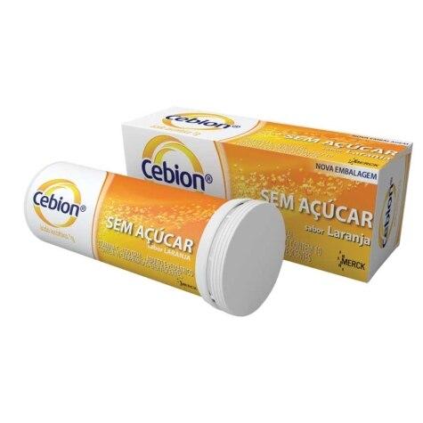 Cebion 1g Sem Açúcar 10 Comprimidos Efervescentes - Imagem 1