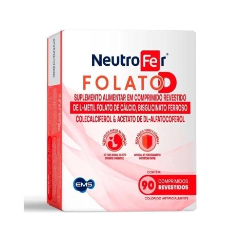 NeutroFer Folato D Gestantes 90 Comprimidos - Imagem 1
