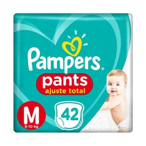 Fralda Calça Pampers Pants M Mega 42 Unidades - Imagem 1