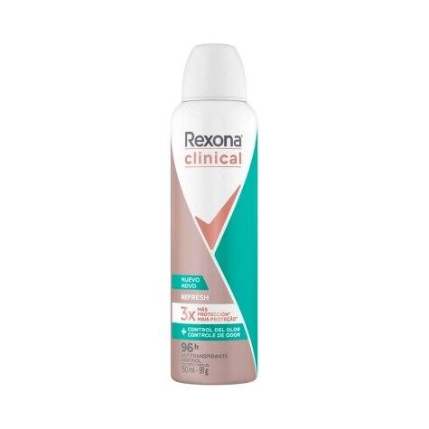 Desodorante Aerossol Rexona Clinical Refresh 96h 150ml - Imagem 1