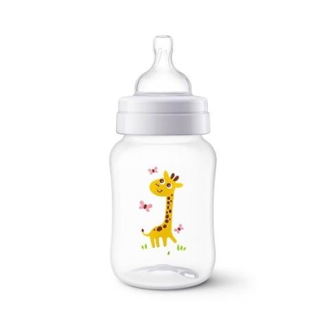 Mamadeira Avent Anti-Colic Girafa 1m+ 260ml - Imagem 2