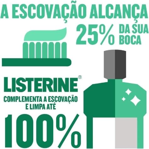 Enxaguante Bucal Listerine Anticáries Menta Suave Sem Álcool Leve mais Pague menos 500ml - Imagem 5