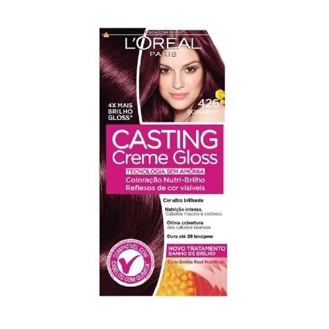Tintura Casting Creme Gloss L’Oréal Paris Sem Amônia 426 Borgonha 145ml - Imagem 1