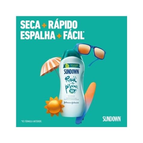 Protetor Solar Corporal Sundown Praia e Piscina FPS50 Loção 200ml - Imagem 3