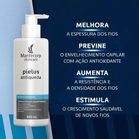 Shampoo Pielus Antiqueda Cabelo 400ml - Imagem 3