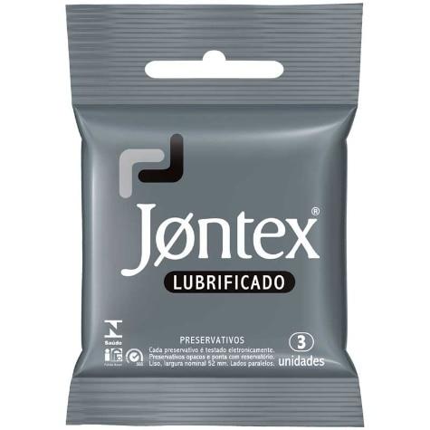 Preservativo Jontex Lubrificado 3 Unidades - Imagem 1