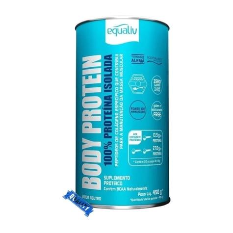 Body Protein Equaliv 100% Proteína Isolada 450g - Imagem 1