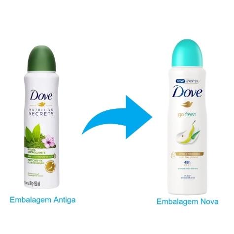 Desodorante Aerossol Dove Go Fresh Pera & Aloe Vera 72h 150ml - Imagem 2