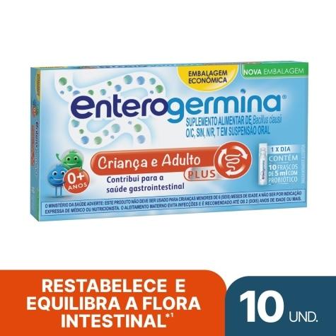 Enterogermina Plus 10 Flaconetes 5ml - Imagem 1