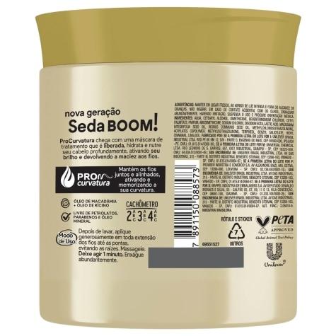 Máscara de Tratamento Seda Boom Pro Curvatura Hidratação Profunda dos Fios 500g - Imagem 2