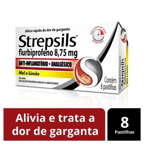 Strepsils Mel e Limão 8,75mg 8 Pastilhas - Imagem 2