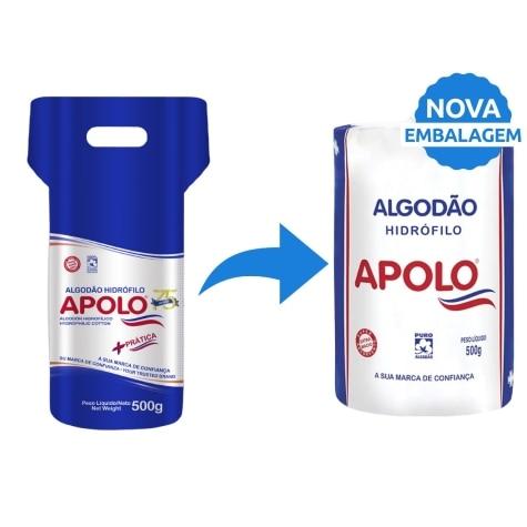 Algodão Hidrófilo Apolo Rolo 500g - Imagem 2