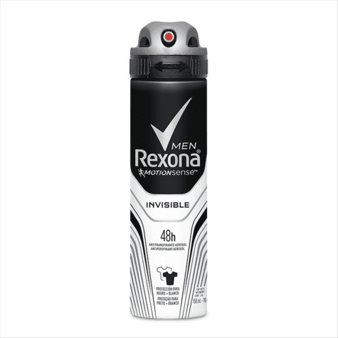 Desodorante Aerossol Rexona Men Invisible 72h 150ml - Imagem 1