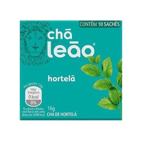 Chá Leão Sabor Hortelã 10 Sachês 10g - Imagem 1