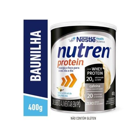 Suplemento Alimentar Nutren Protein Sabor Baunilha 400g - Imagem 1