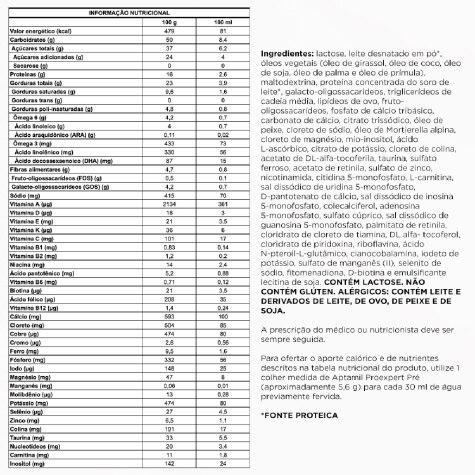 Fórmula Infantil Aptamil ProExpert Pre Transition 400g - Imagem 6