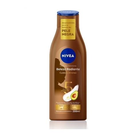 Loção Deo Hidratante Nivea Beleza Radiante Cuidado Intenso Pele Negra 200ml - Imagem 1