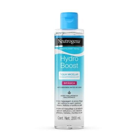 Água Micelar Neutrogena Hydro Boost Bifásica 200ml - Imagem 1