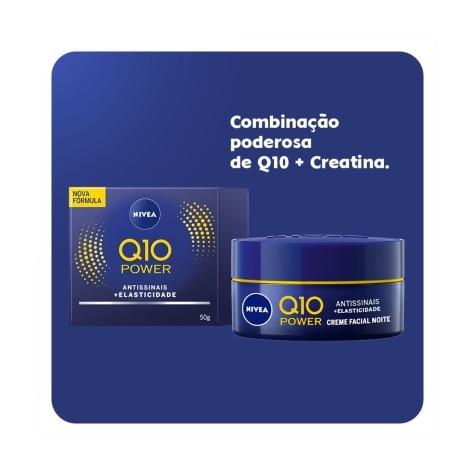 Creme Facial Nivea Q10 Power Antissinais Noturno 50g - Imagem 3