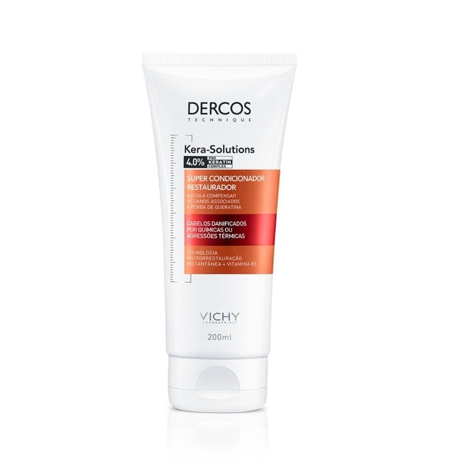 Condicionador Dercos Vichy Kera Solution Cabelo 200ml