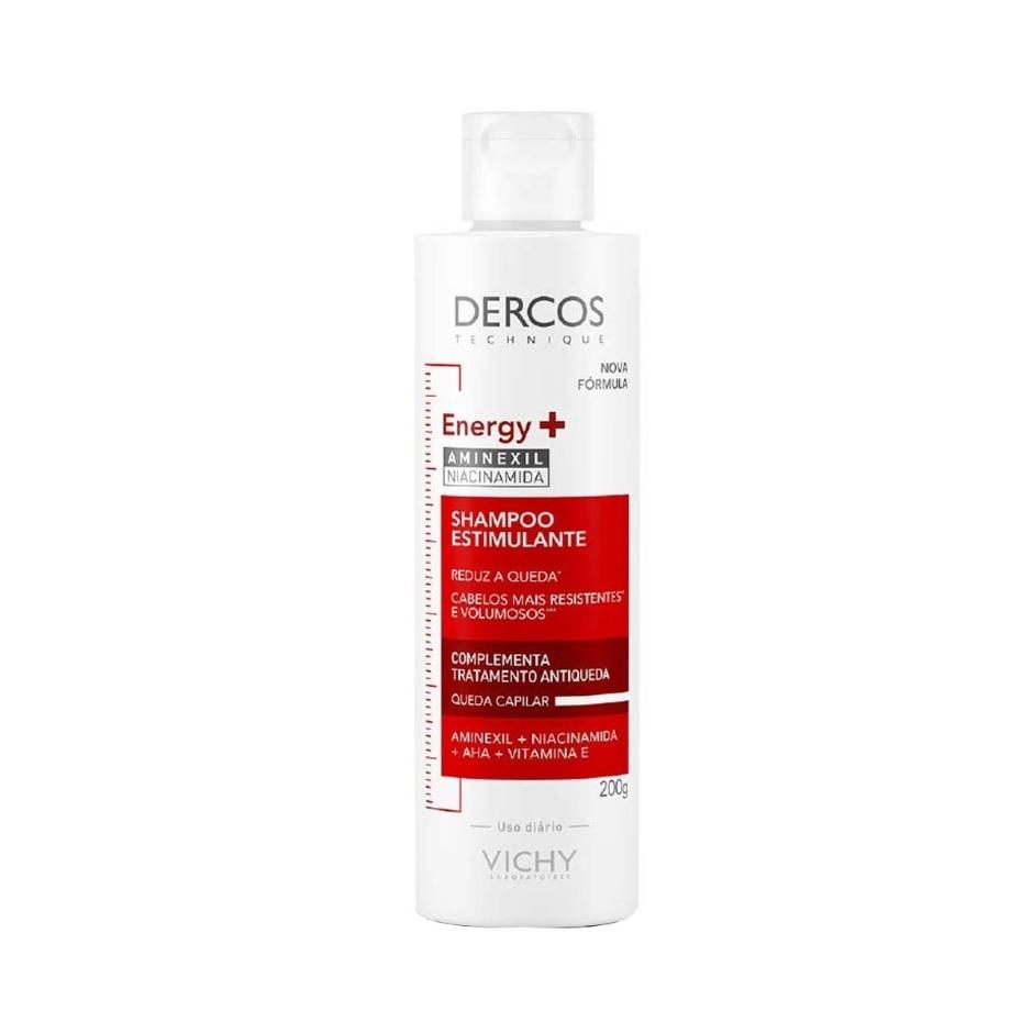 Shampoo Dercos Energy+ Vichy Antiqueda Cabelo 200g