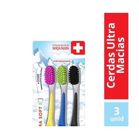 Escova Dental Elmex Ultra Soft 3 Unidades - Imagem 2