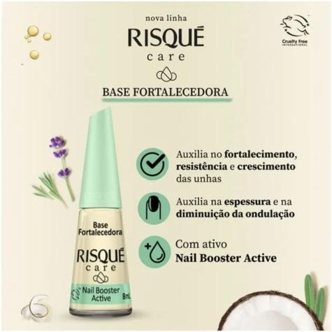 Base Fortalecedora Risqué Care 8ml - Imagem 5