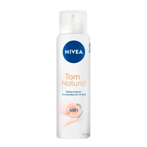 Desodorante Aerossol Nivea Tom Natural 48h 150ml - Imagem 1