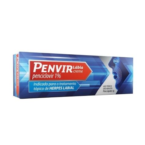 Penvir Lábia Creme 1% 5g - Imagem 1