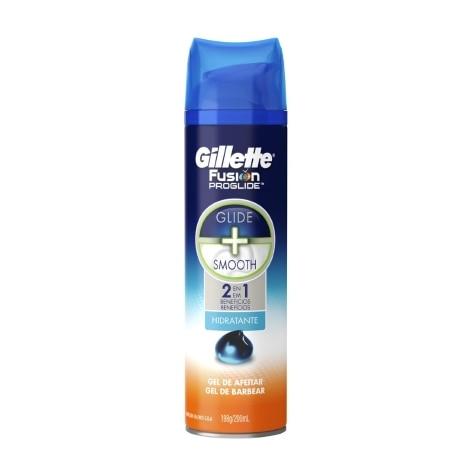 Gel de Barbear Gillette Fusion Proglide Hidratante 198g - Imagem 1